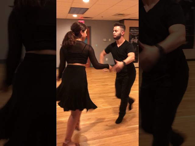 Zhanna Sheyner dancing the Jive with Allen!