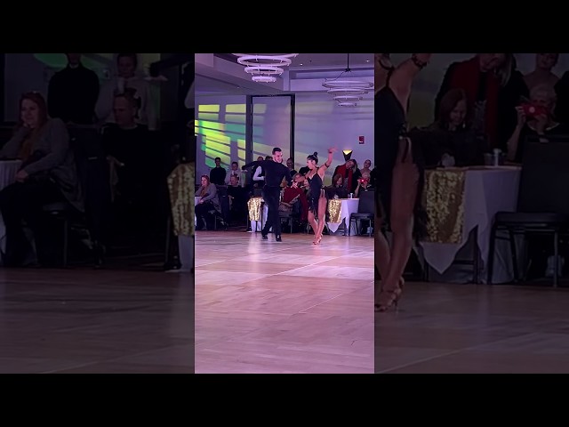 Ava Sarram dancing the Samba with Nikita Vasilenko at Boston DanceSport Cup!
