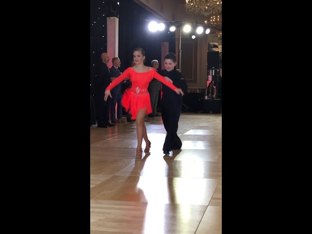 Mark & Rena dancing the Samba at the Boston DanceSport Cup!
